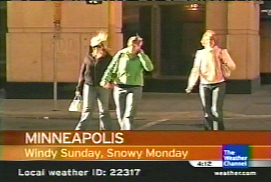 11/13/2005  Playing Weather Channel Photographer